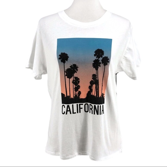Wildfox Sunset Blvd Keke T-Shirt - Picture 1 of 9